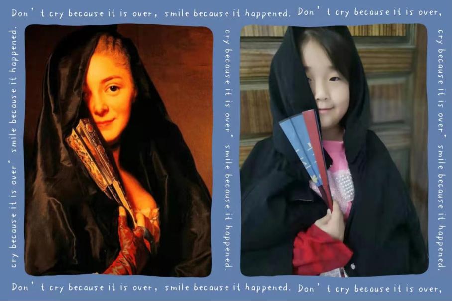 《戴面纱的女人》二五班李佳盈.jpg